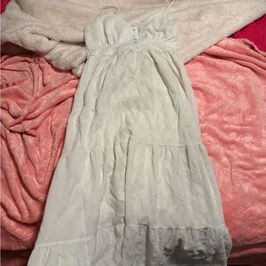 No Comment White Maxi Dress